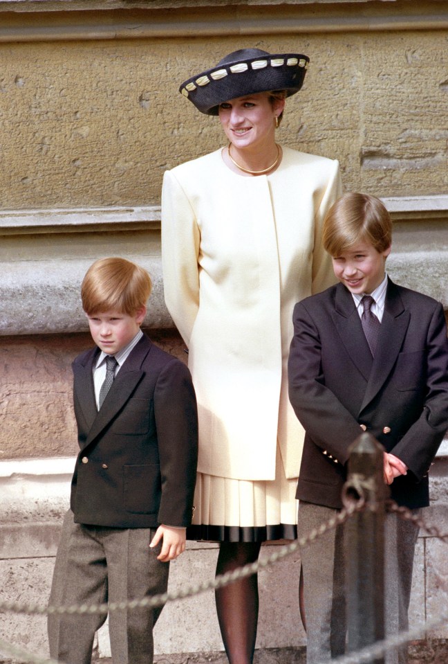 Prince William, with mum Diana and Prince harry in 1992, says it’s important his kids know who his mother was