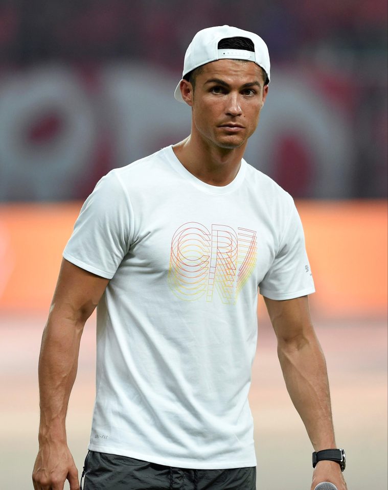  Cristiano Ronaldo has been pushing his CR7 brand in China