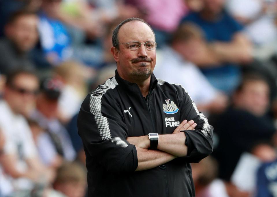  Rafa Benitez is the bookies' favourite to be sacked first in the Premier League