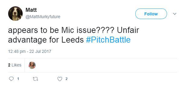  Others felt it might have given eventual winners Leeds Contemporary Singers an advantage