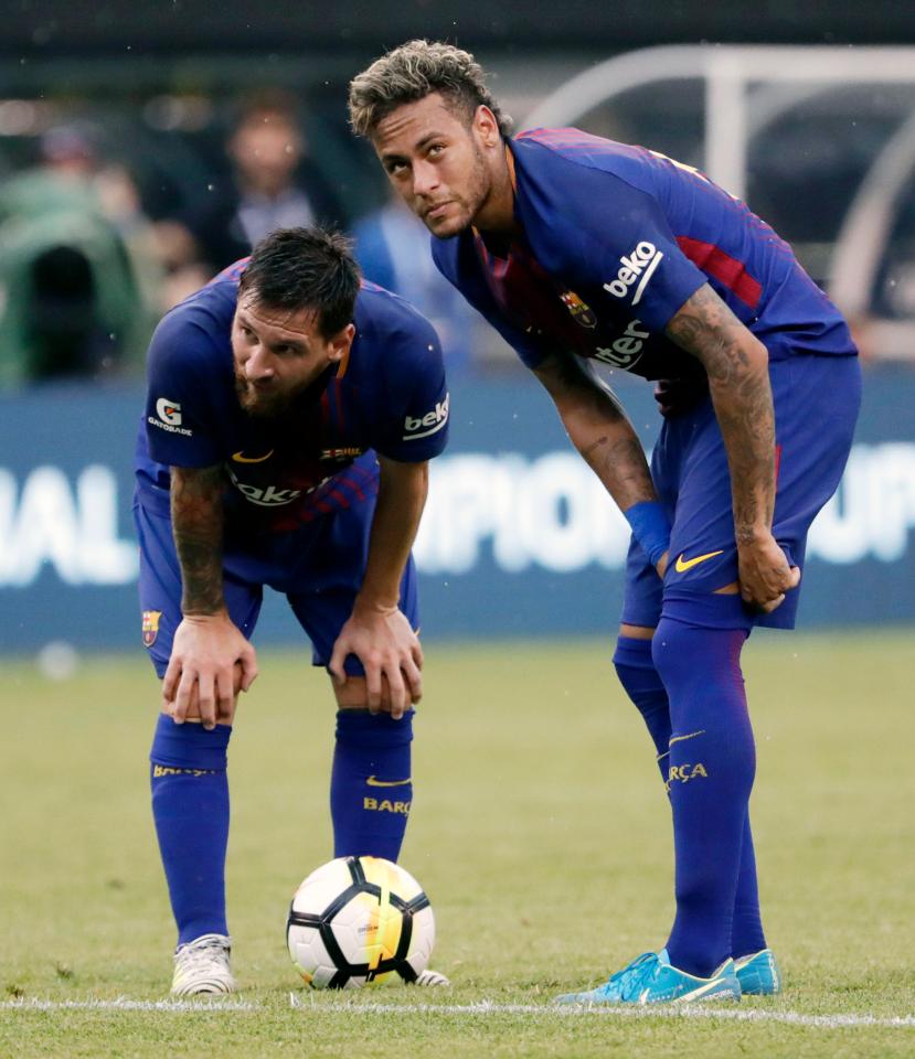  Neymar is looking to emerge from Lionel Messi's shadow with move