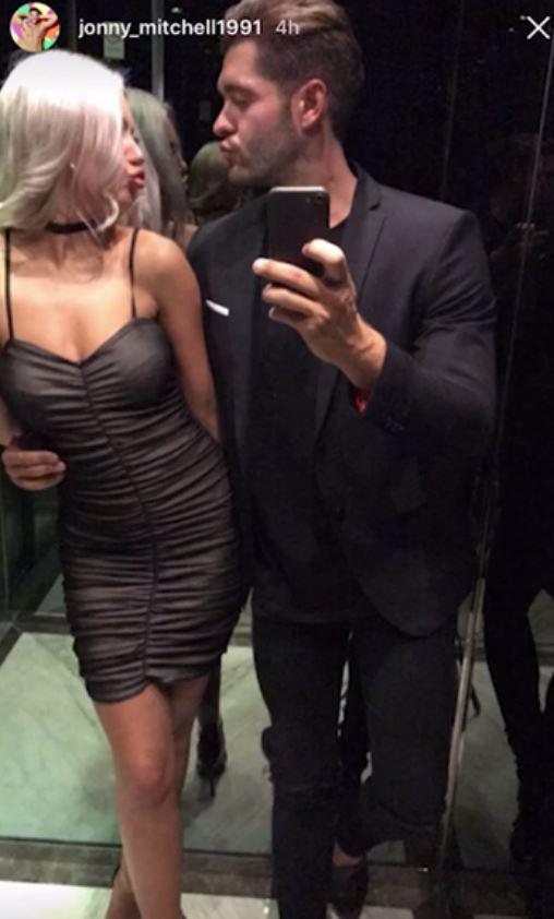  The couple took a sexy lift selfie on their very expensive date