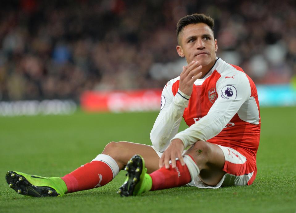  Arsenal will be hoping to have Alexis Sanchez in the ranks to take on Leicester