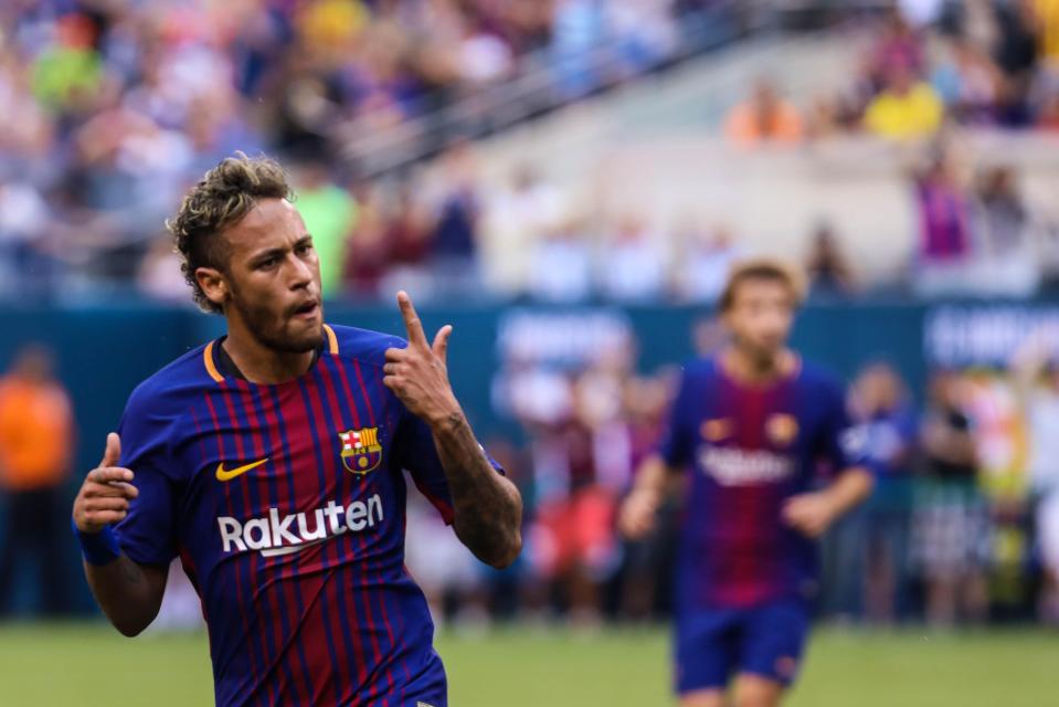  Neymar continues to be heavily linked with a move away from the Nou Camp for a world record fee