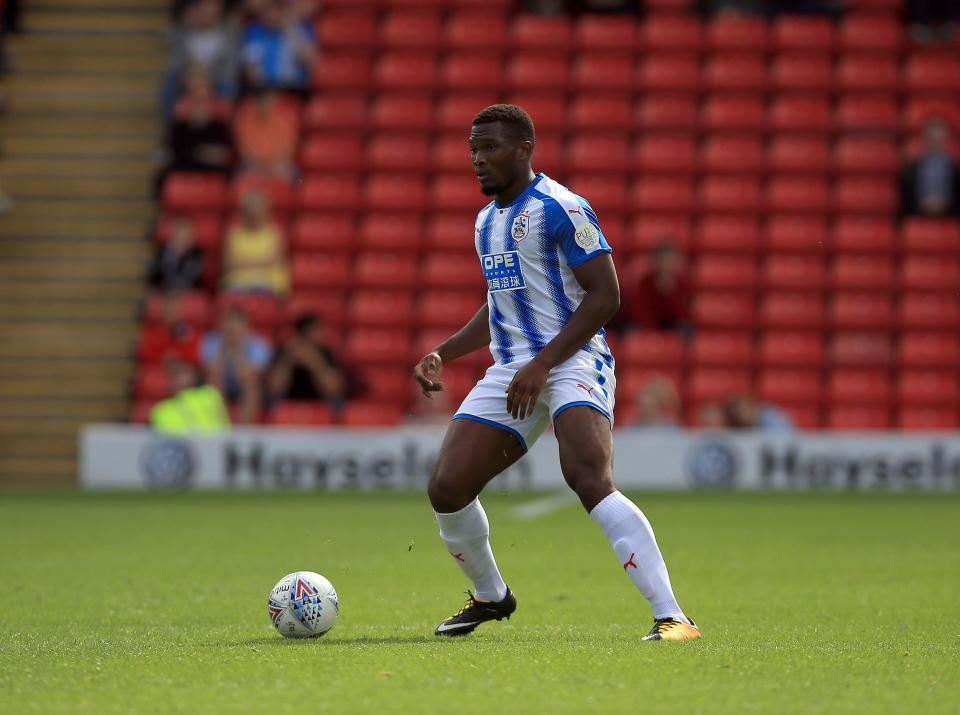  Cavare lined up for Huddersfield in their 1-0 friendly win over Barnsley