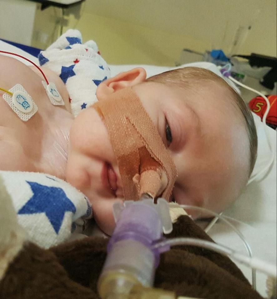  The tot has been the centre of a High Court battle as his parents fought to keep him alive