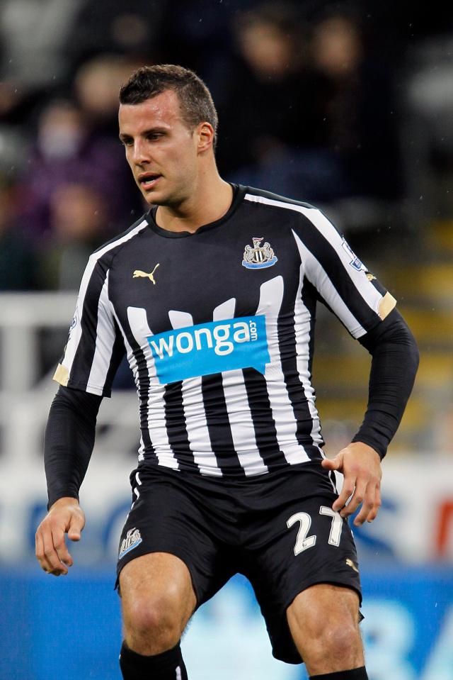  Steven Taylor spent 12 years at Newcastle United