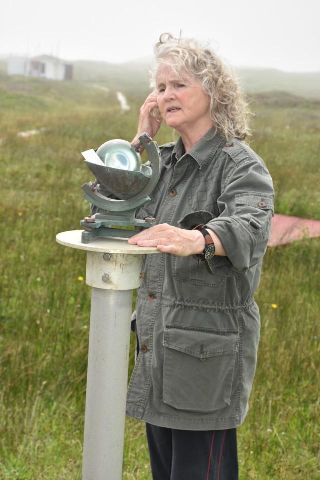  The 67-year-old spends her time studying ecology on the island