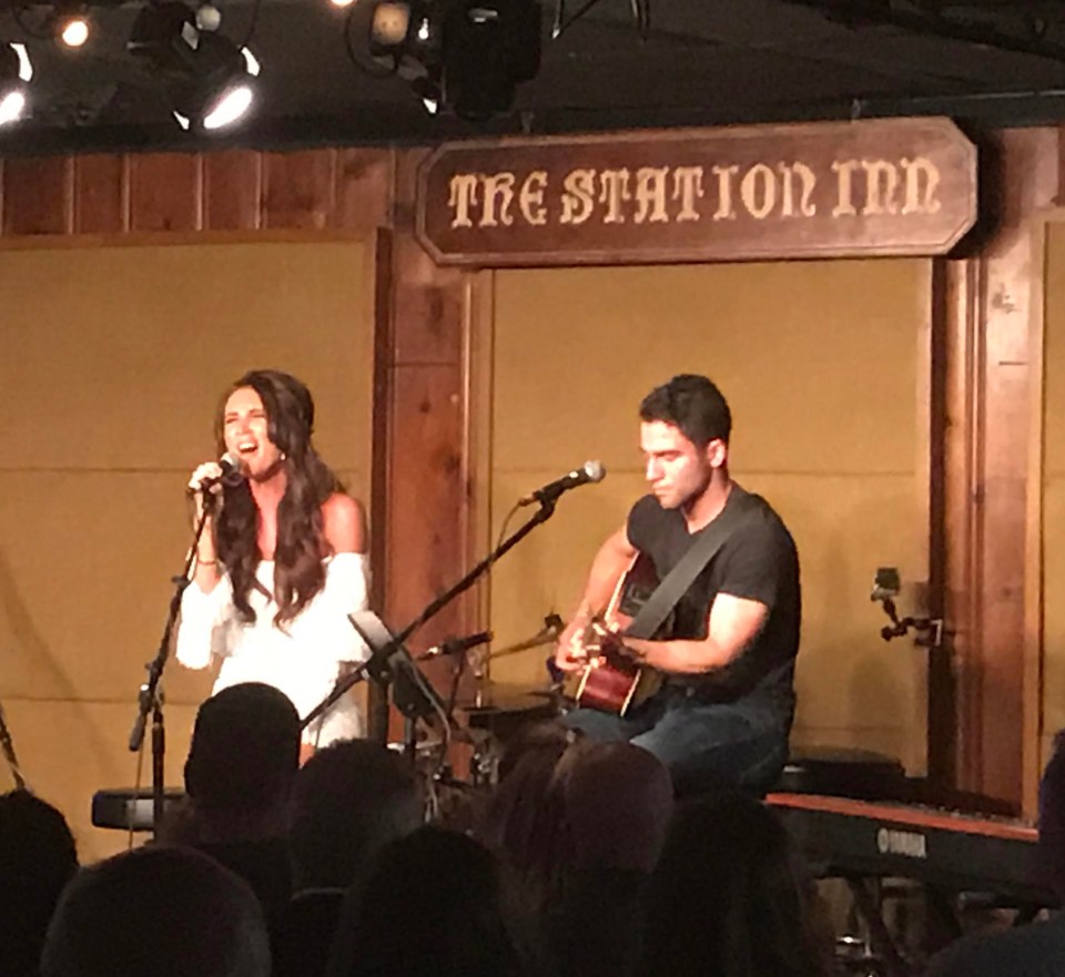 Megan McKenna has been filmed at one of her performances in Nashville