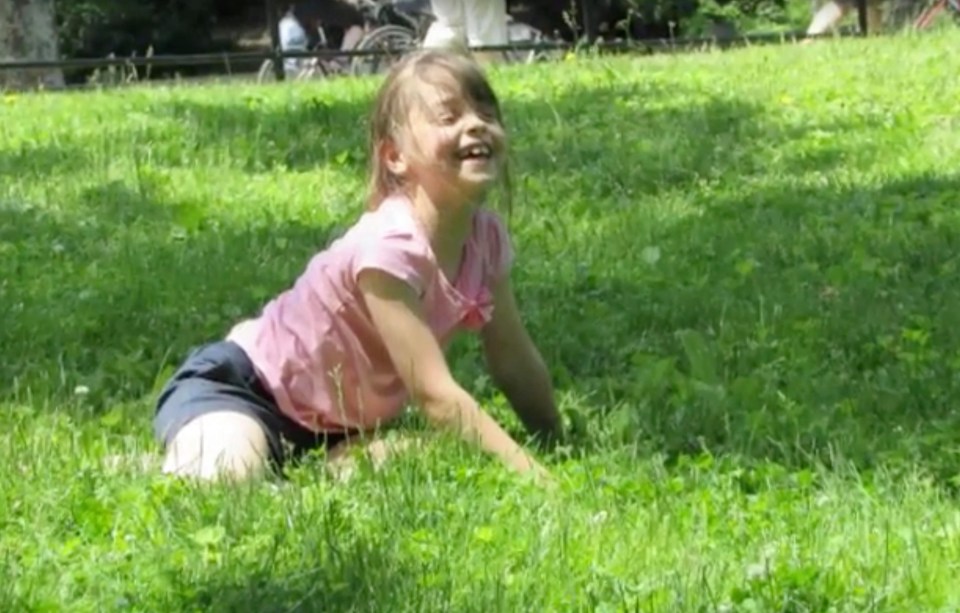 Saffie laughing in a YouTube video last year