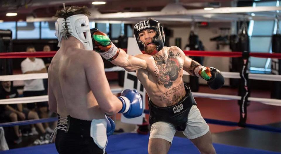  Conor McGregor has been sparring with a variety of boxers to be ready for Floyd Mayweather