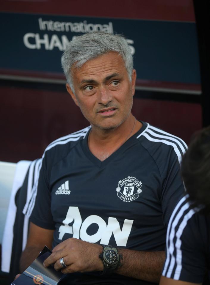  Jose Mourinho saw his side fall to their first defeat on their five-game US tour