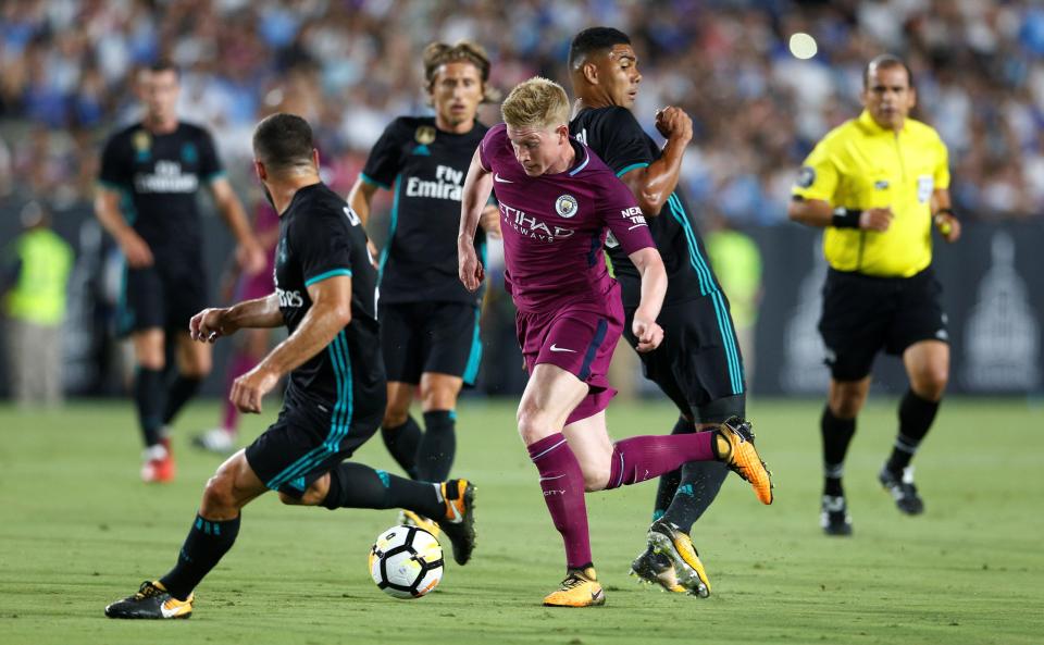  Kevin De Bruyne stole the show with a superb midfield display