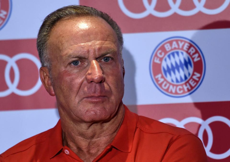  Karl-Heinz Rummenigge is insistent on keeping the Chilean