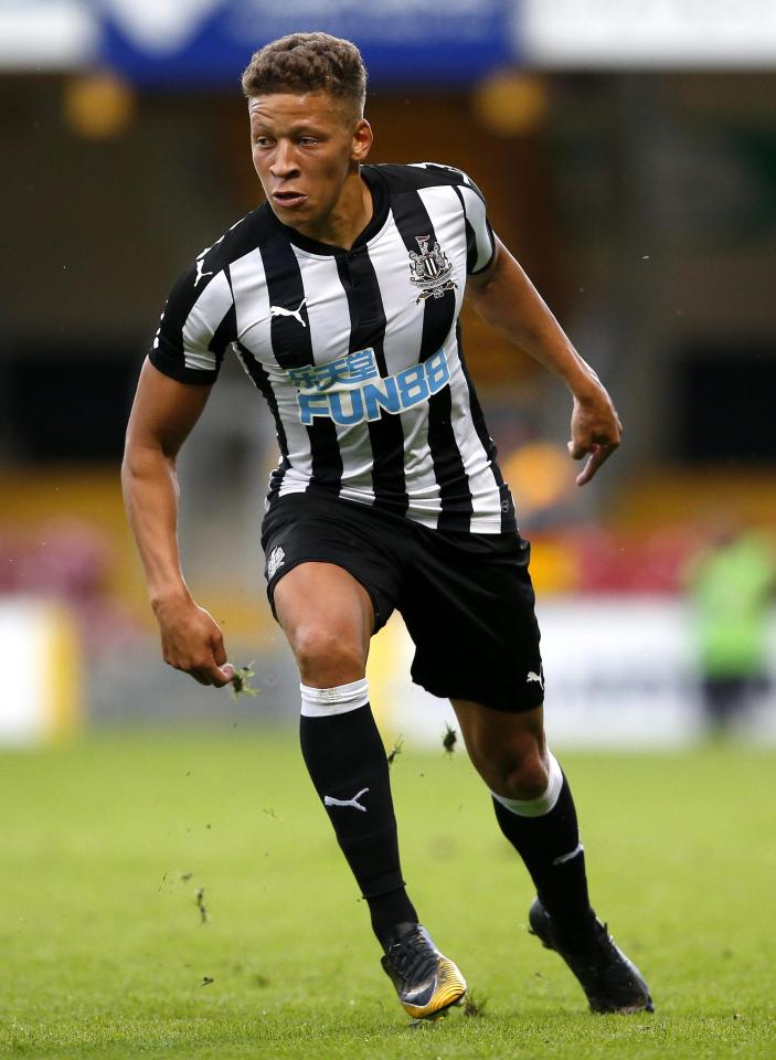  Dwight Gayle is another Newcastle man hoping to make the most of a Prem return