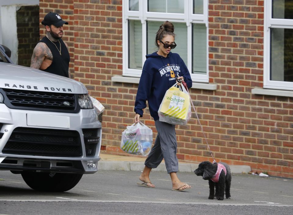  Megan and Pete were also spotted with bulging Waitrose carrier bags