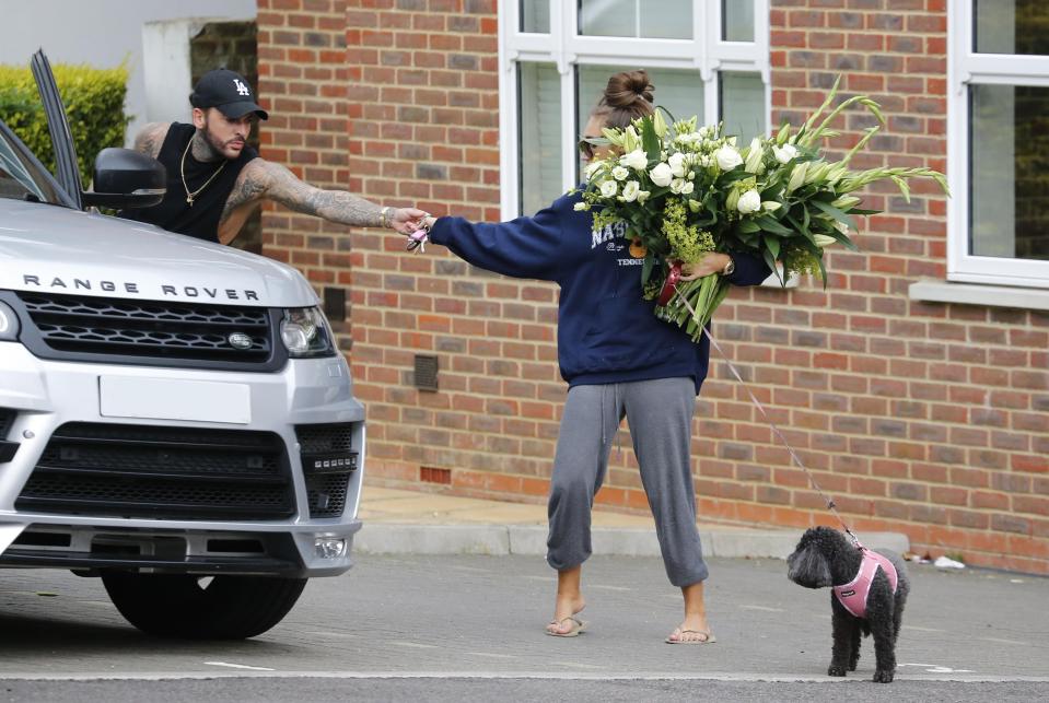  Megan could barely carry the bouquet because it was so big