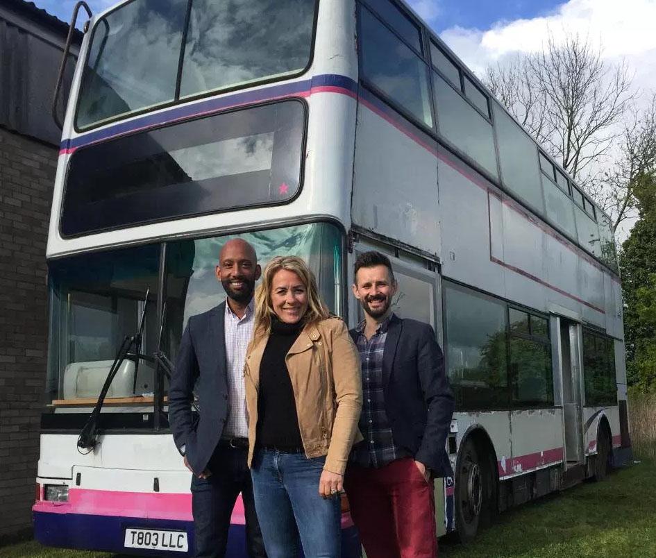  Rick Hunter had £20k to convert this Double Decker bus into a three-bed home