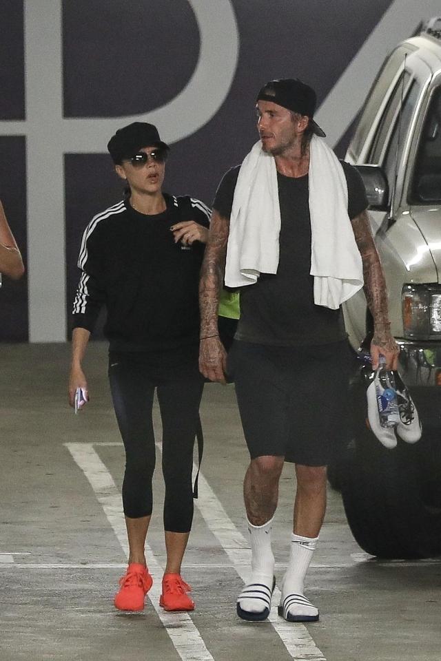  David and Victoria Beckham opted for a joint workout amid rumours their marriage is in trouble