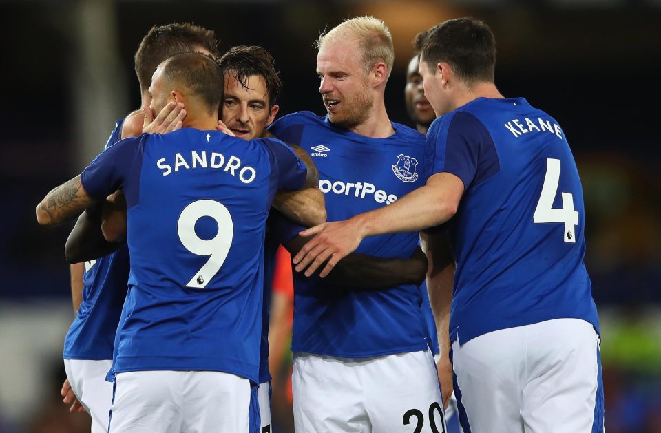  Everton will bring their 1-0 lead to Slovakia as they attempt to book their place in the Europa League group stages