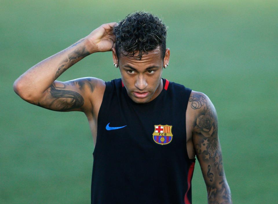  Neymar is closing in on a sensational £196million PSG move