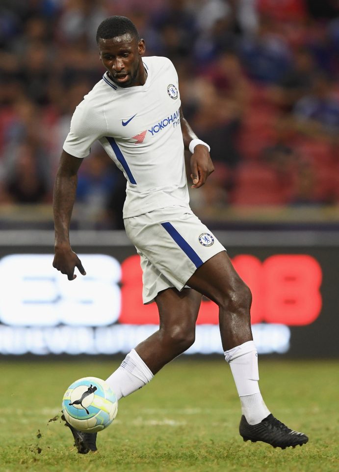  Antonio Rudiger made his bow against Inter in Singapore