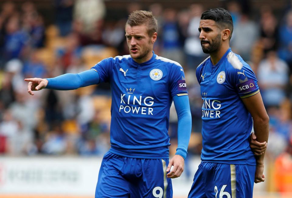  Mahrez and Jamie Vardy were the biggest stars of Leicester's fairytale title win