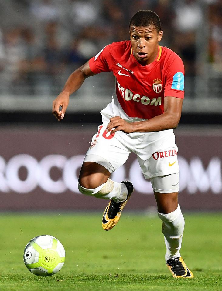  Monaco striker Kylian Mbappe has been linked with a world-record Real Madrid move