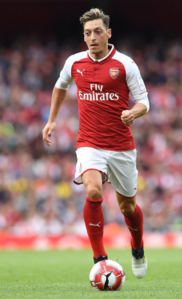  German midfielder Mesut Ozil has been a key figure for the Gunners during this pre-season