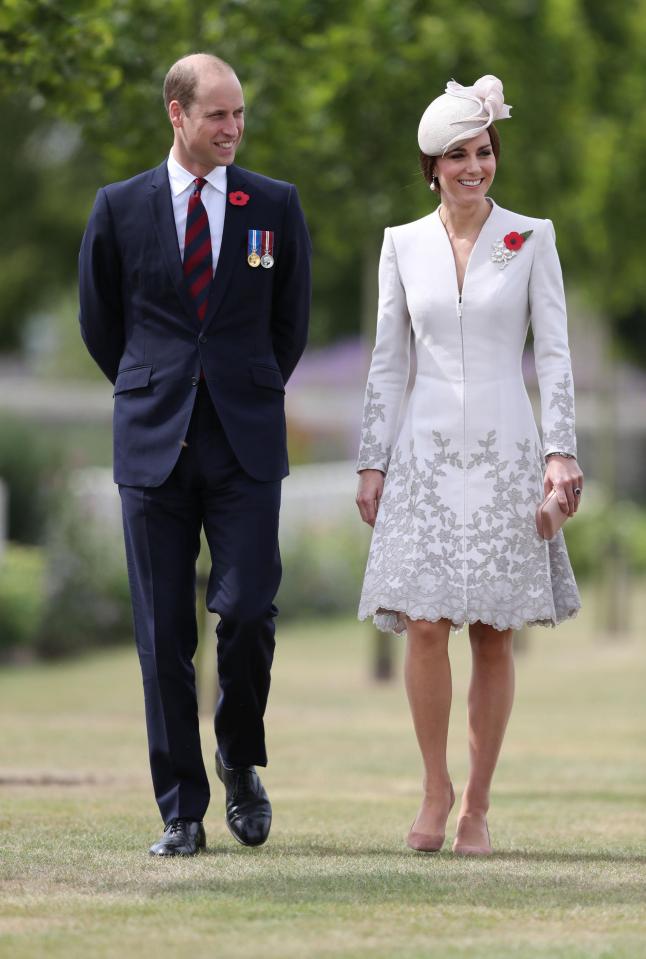  Prince William and Kate are joining other royals at the centenary event today