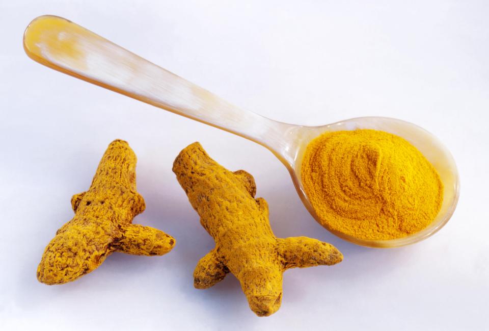  Turmeric comes from the plant's underground stems