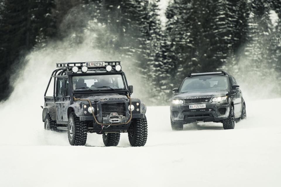  The Spectre Defender was used in Austrian Alps chase scenes