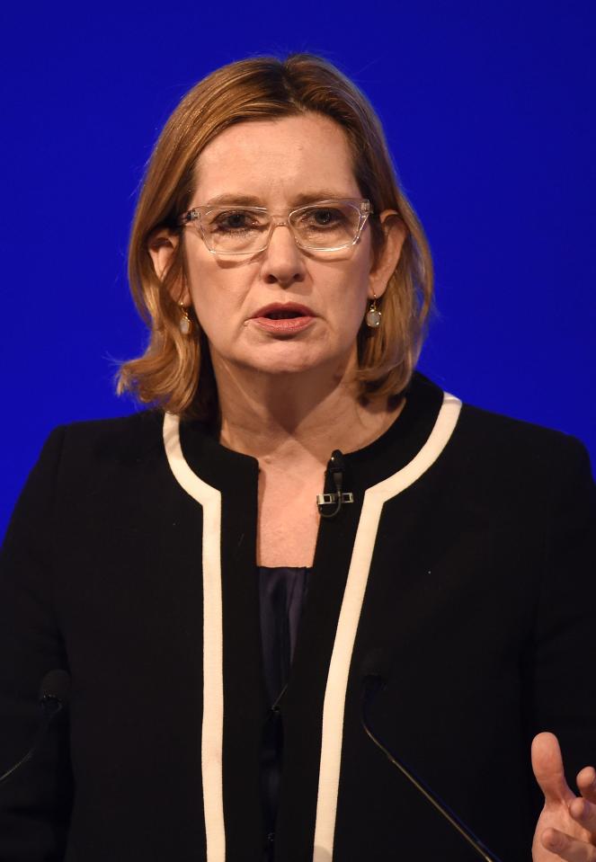  Home Secretary Amber Rudd flew to the US for a showdown with Facebook and Twitter