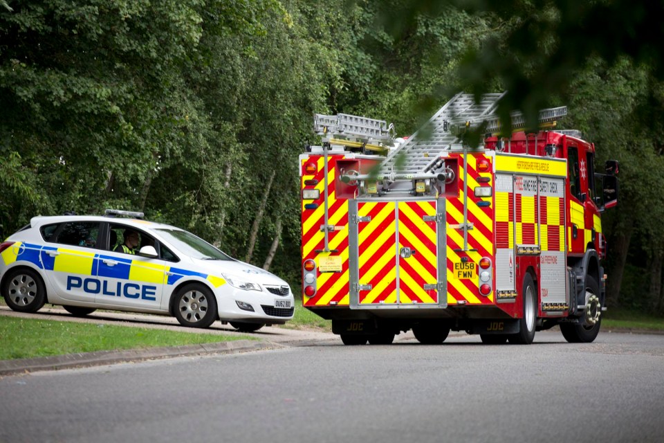 Fire crews were called to put out blazes started inside the prison