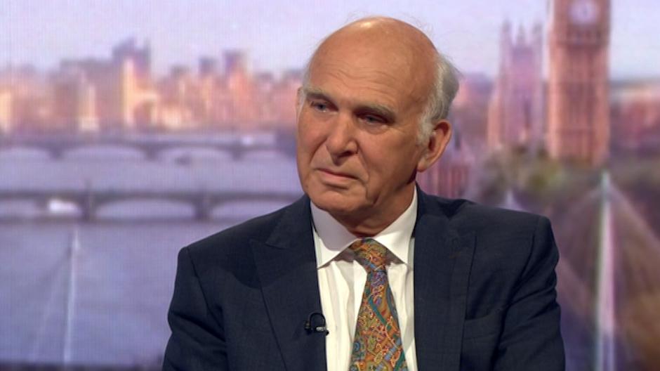  Sir Vince Cable has ditched the idea of having a second referendum