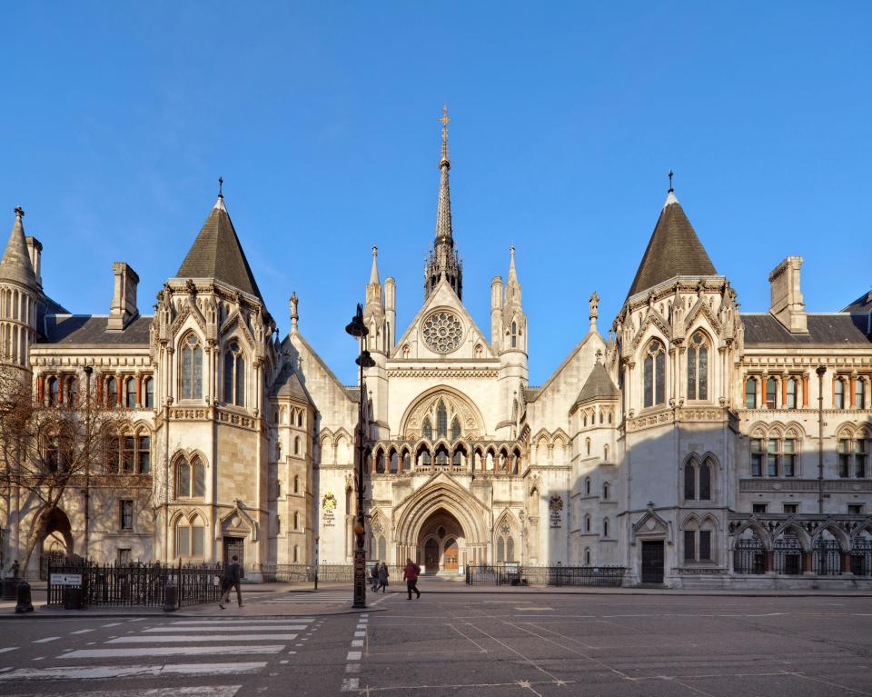 Royal Courts of Justice in London