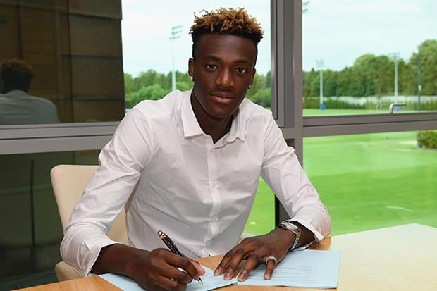  Tammy Abraham signed new deal at Chelsea and has joined Swansea on loan