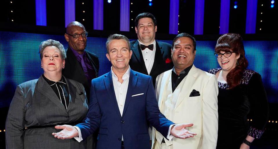  Host Bradley Walsh and his band of Chasers