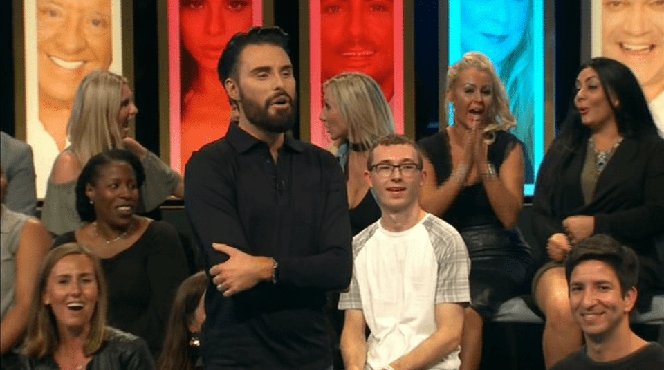  Rylan pointed out they couldn't confirm if Sarah and Chad romped in the loos while the audience laughed