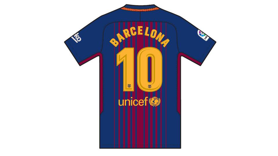 Club’s stars will play with ‘Barcelona’ on their shirts instead of names this weekend