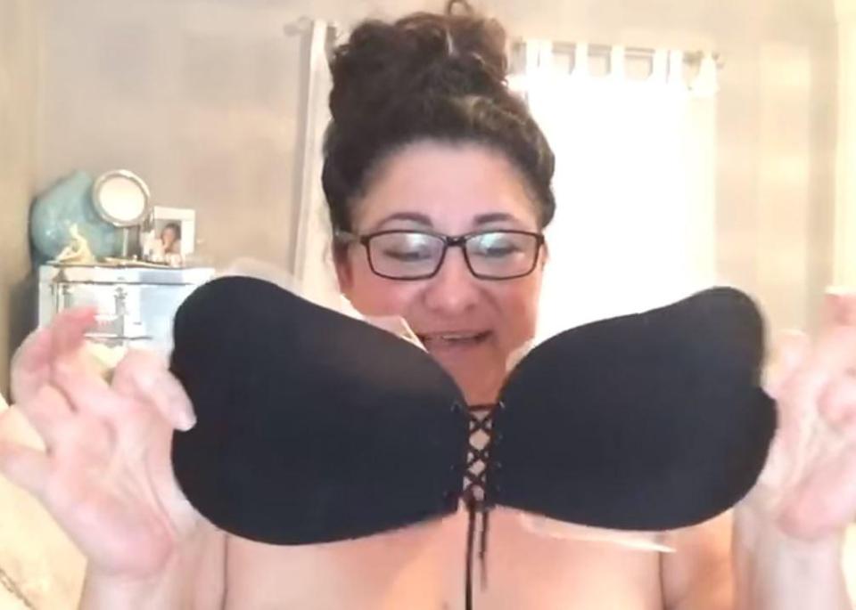  Antonella told how the biggest size the bra goes up to is a G cup