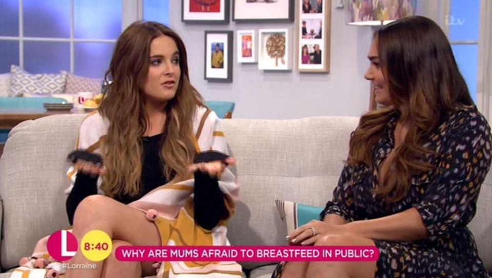  She appeared on Lorraine today with new mum Binky Felstead