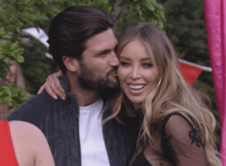 Dan Edgar, left, is devastated his major Towie crush Lauren Pope, right, has gone off with Jon Clark