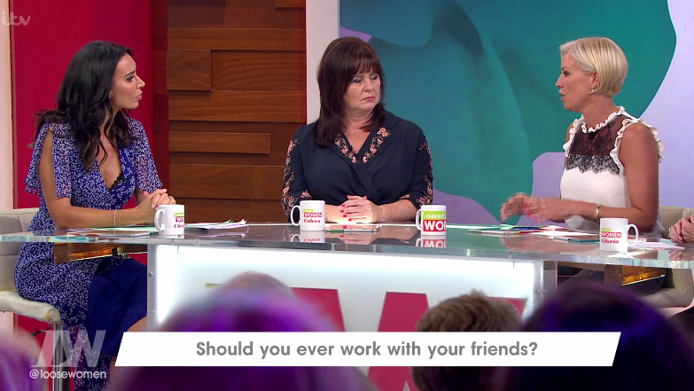  Denise said her relationship with Johnny will never be the same during her debut as a Loose Women panellist