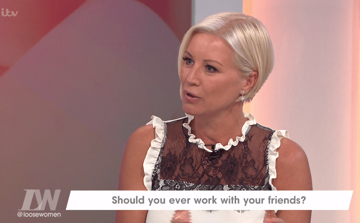  Denise Van Outen has opened up about her feud with Johnny Vaughn