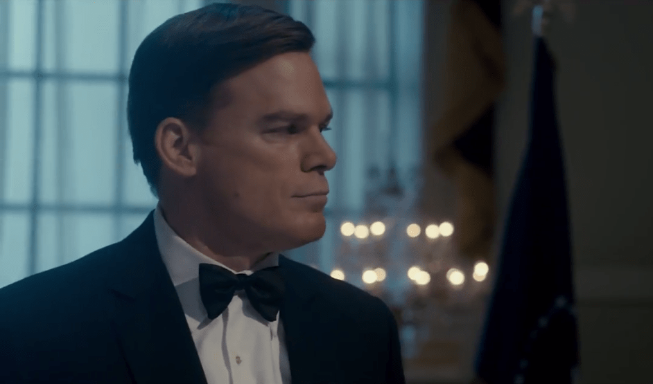  Michael C.Hall plays US President John F Kennedy in the series