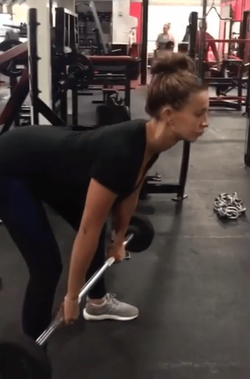  Ferne McCann hasn't let up with her gym schedule after finding out she has a bun in the oven