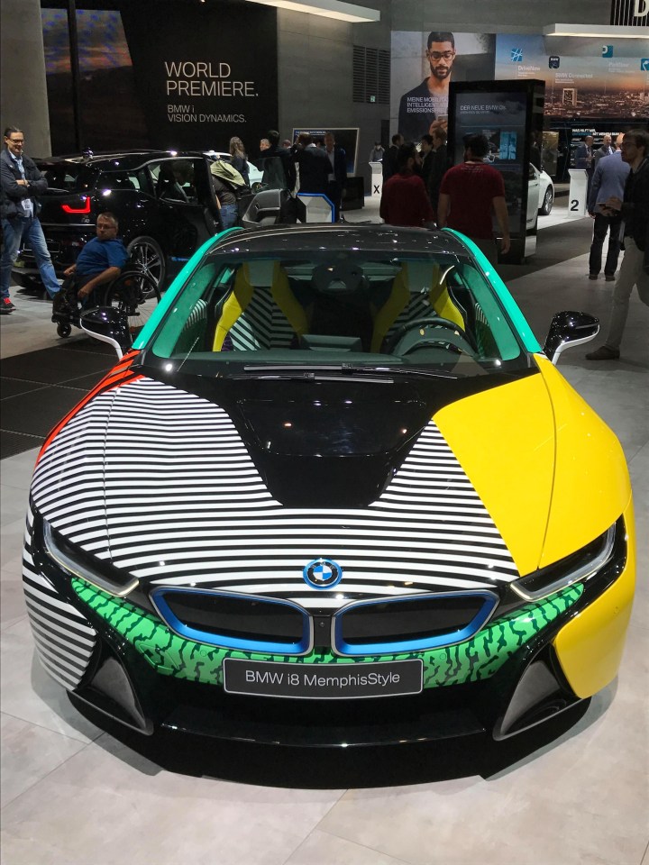 Special edition BMW i8 had a radical paintjob – it might make the neighbours queasy