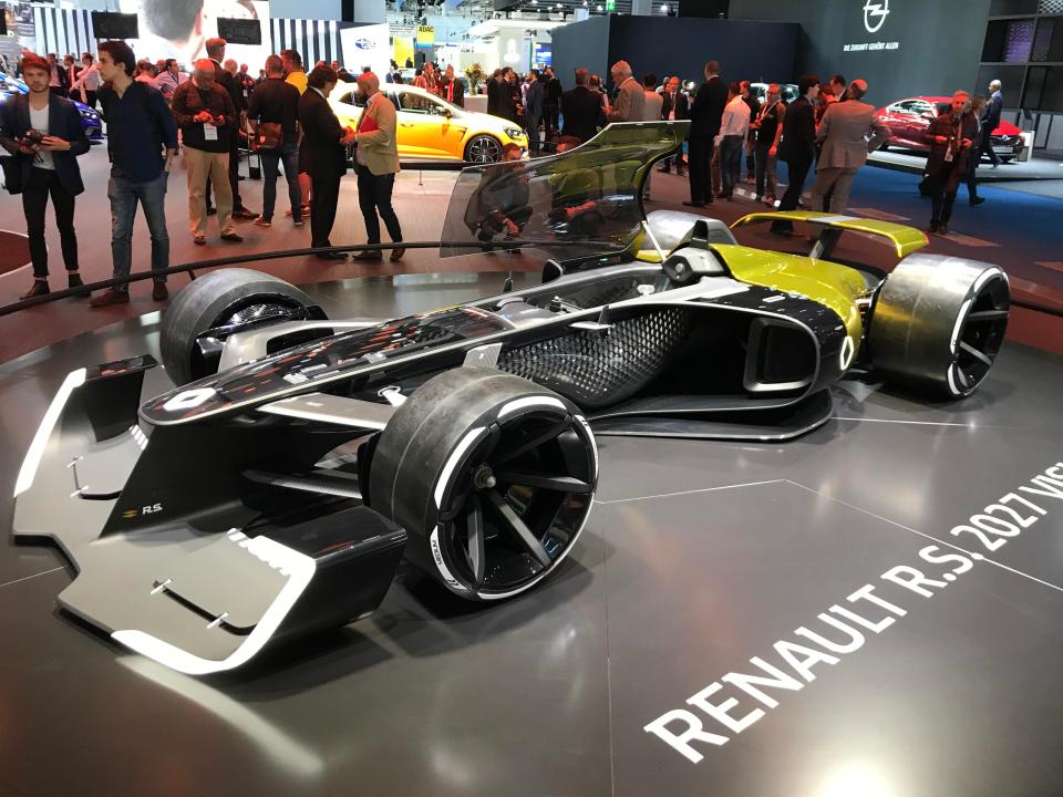  Renault revealed its radical vision for F1 cars in a decade