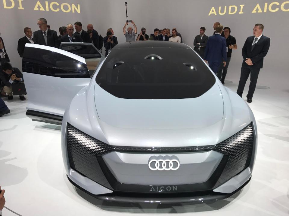  Audi Aicon has no pedals or steering wheel